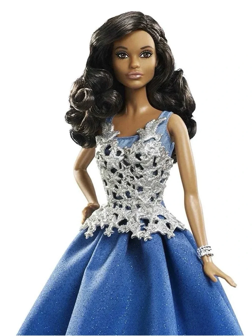 Barbie Holiday MODEL MUSE 2016 Peace Hope & Love Brunette Doll Damaged Box